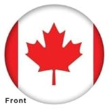 Candlepin Ball Canadian Flag