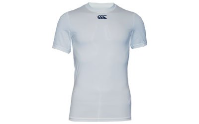 Canterburys Funktionsw?sche E541824 Baselayer Shirt Hot kurzarm (k?hlend) weiss, Gr??e: M