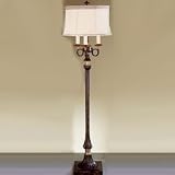 Murray Feiss Walnut Salon Lamp Floor