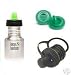 Third Party New : Klean Kanteen Eco Friendly 12oz Stainless Steel Sippy Bottle with Two Avent Sippy Spouts and One Sports Cap