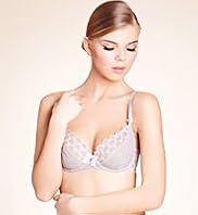 Limited Collection Scallop Embroidered Non Padded Bra