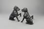 Labrador Cast Iron Andiron Set