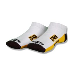 Iowa Hawkeyes Color Block Noshow Socks