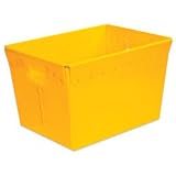 18 x 13 x 6 Yellow Space Age Tote (BINS182)