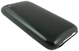 GreyMobiles Jet Black Gel Case For Apple iPhone 3G/3GS WITH SCREEN PROTECTOR