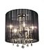 Artcraft AC389WH White Claremont 3 Light Flush Mount with Round Shade AC389