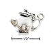 Sterling Silver Small 3d Teapot Charm