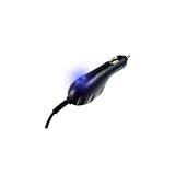 Apple iPhone Aluminum Professional Blue LED Car Charger for your Phone with digital rapid and slow charge features!