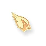 14K Arizona Cardinals Plain Logo Post Earrings