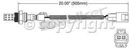 Walker 250-22014 Two Wire Oxygen Sensor