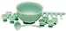 Miniature Chrysnbon Punch Set - Jadite Image
