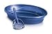 Oval Cat Litter Pan Large Asst Colors