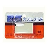 Gem Blue Star single edge razor blades - 10 ea (12 Pack)