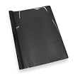 Dakota Designs 2LKF8 Report Cover, Letter, Black, PK5