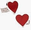 Sterling Heart Cufflinks - Other Formal Wear - Cufflinks