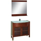 Viara 36 Inch Bathroom Vanity with Mirror - Cherry