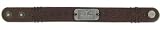 Texas Longhorns Brown Leather Cuff Bracelet