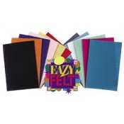 Childrens Toyshop  Office Products : THE CHENILLE KRAFT COMPANY / CKC3917 / Felt Sheet Pack, 9 x 12 Sheets, Assorted Colors, 50 per Pack / Sold as 1 PK