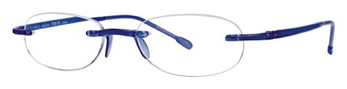 Scojo Optical Rimless Gel Collection in Cobalt - Strength +3.0