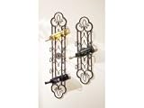 Set of 4 Elegant Open Back Wall Mounted Wine Racks