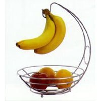Childrens Toyshop  Kitchen & Housewares : Banana Tree/Fruit Bowl (Silver) (11"h x 13.5"dia.)