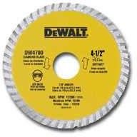 DEWALT DW4701 Industrial 4-1 2-Inch Dry or Wet Cutting Continuous Rim Diamond Saw Blade... by DeWALT