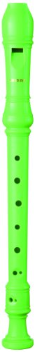 Smart Soprano Recorder HY-26B Green 3-Piece Baroque Fingering