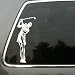 Women's Golf swing vinyl decal big