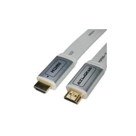Altona ATF14031W-4 Flat HDMI Cable - White (4 meters/13 feet)
