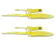 Two (2) Replacement Yellow Main Rotors for Mini Infrared Remote Control Electric Helicopters