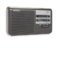 Sony ICF38 Portable AM/FM Radio (Black)