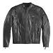 Apparel : Harley Davidson Men's Competition II Leather Jacket. Soft, midweight leather with fixed mesh lining and removable quilted lining. Suede inlay with silicone embossed graphic at chest. Harley-Davidson® back embroidery. Power stretch at waist with adjustable snap tabs. 98110-05VM
