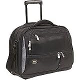 Rolling Corporate Black 1680D Nylon Topload Holds 15.4IN Laptops