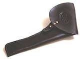 Oklahoma Leather Cavalry Style Flap Holster Embossed Right Hand Draw Color Black US