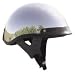 Skid Lid Traditional Open Face Motorcycle Helmet Chrome Extra Small