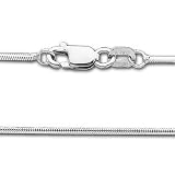 16 Snake Chain - 14K White Gold