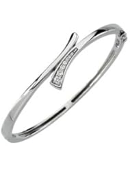 14K White Gold Journey Diamond Bracelet