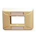 ICC Furniture Faceplate 1Port - Ivory (Installation Equipment / Wall Jacks/Inserts)