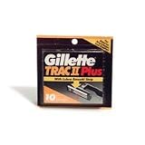 Mens Gillette TRAC II Plus - 10 Cartridges