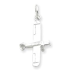 Sterling Silver Airplane Charm