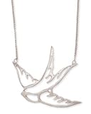 Silver Toned Bird Necklace