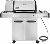 Weber 4530401 SPIRIT SP-320 Natural Gas Grill, Stainless Steel