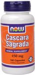 Cascara Sagrada by NOW Foods - (450mg - 100 Capsules)