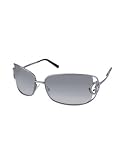 Giorgio Armani - Giorgio Armani Open Lens Logoed Metal Sunglasses gunmetal/shaded grey