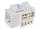Belkin - Keystone jack - RJ-45 - white - 1 port (pack of 25 )