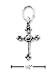 Sterling Silver Mini Antiqued Cross Charm