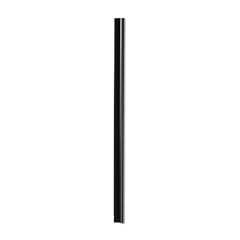 Durable 290001 Klemmschiene A4, f�r circa 30 Blatt, schwarz, Packung � 100 St�ck