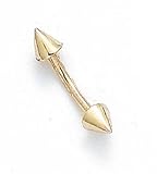 14K Cone Eyebrow Barbell ES-1989