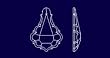 Pendeloque 30% Lead Crystal 89 mm - 3.5" inch #902-89