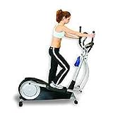 Yukon Fitness - EZE 02 - Elliptical Professional Home Exercise Machine - Black & Silver -